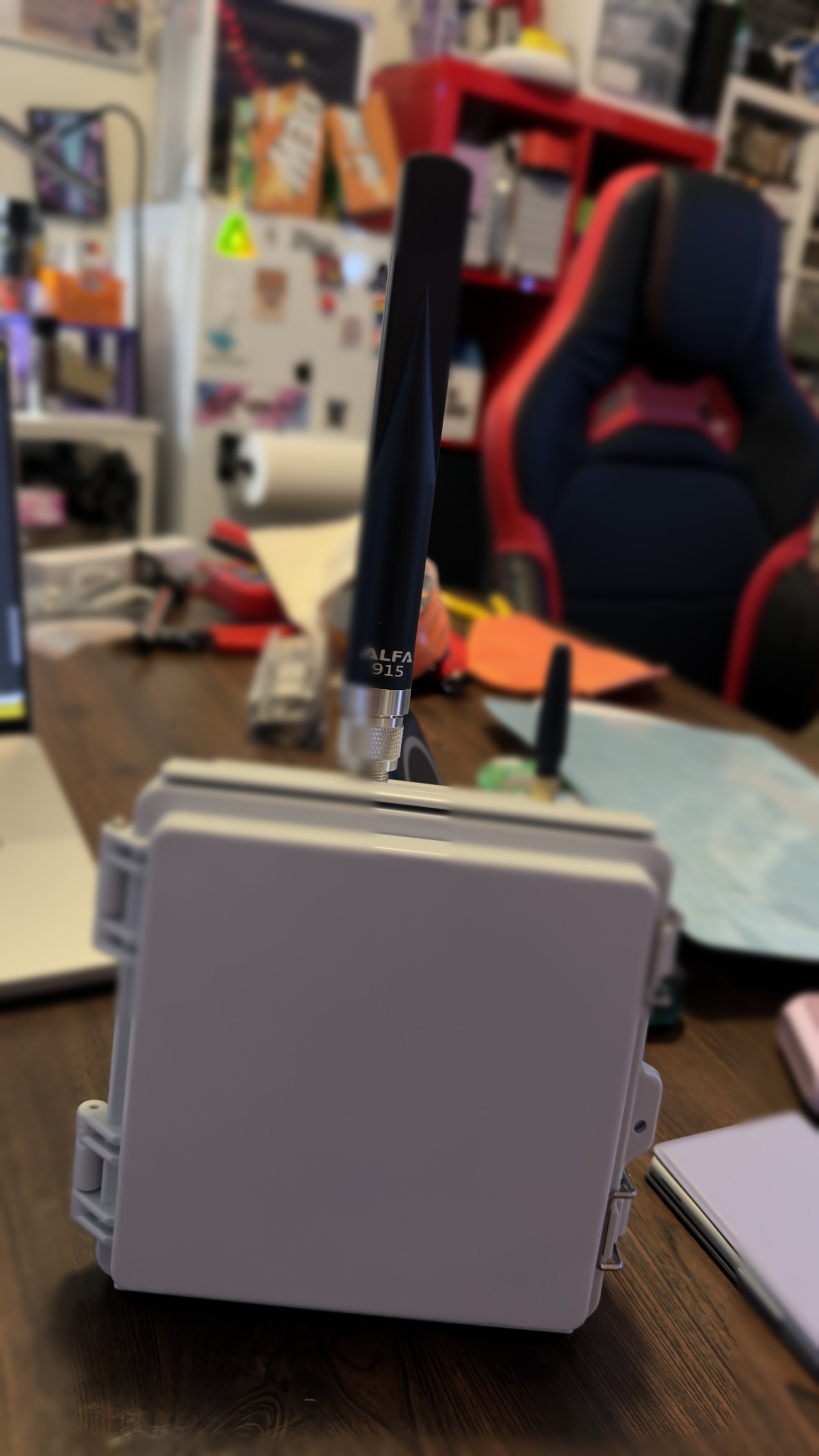 RAK 1W base build enclosure with antennas installed